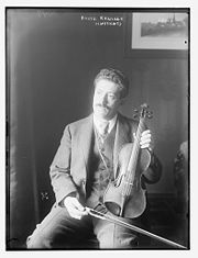 Kreisler with one of his violins