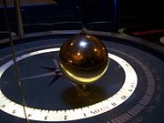 The pendulum clock at the Chicago Museum of Science and Industry in Chicago, Illinois, U.S.