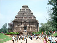 Sun Temple in Konark, Orissa, India.