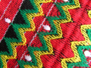 Fabrics weaved by an Ifugao native.