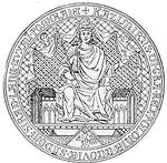 Royal seal of Kazimierz the Great.