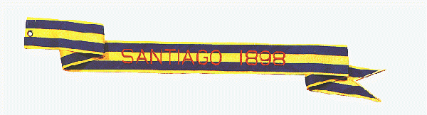 U.S. Army War with Spain campaign streamer.