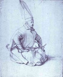 A Janissary drawing by Gentile Bellini (fifteenth century).