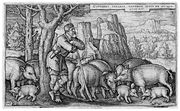 Hans Sebald Beham, 1538, engraving