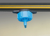 Drip Irrigation - A dripper in action