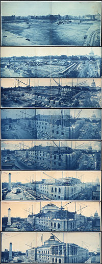 Construction of the Thomas Jefferson Building, from July 8, 1888 to May 15, 1894