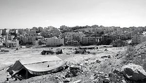 Bedouin Tent in modern West Amman, Jordan