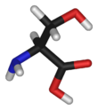 Chemical structure of Serine