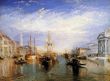 The Grand Canal, Venice by J. M. W. Turner, painted 1835.
