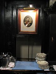 A dumbwaiter in a restaurant