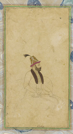 Nader Shah’s portrait.