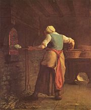 Oven depicted in a painting by Millet.
