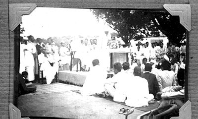 Public lecture at Basavanagudi, Bangalore with Late C.F.Andrews*