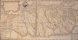 Map of Wallachia by the Stolnic Constantin Cantacuzino