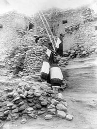 Cliff perched homes—Hopi