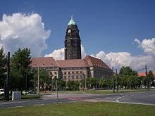 The Dresden town hall.
