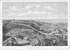 The Podol neighborhood of Kiev. 1890 postcard.