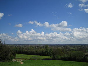 English countryside on a fine summer's day.