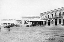 Construction of buildings in Asunción, 1892
