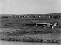 Calgary as it appeared circa 1885