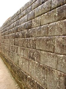 Inca wall at Machu Picchu