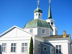 Russian Orthodox church in Sitka, Alaska.