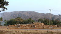Ajatasatru (Ajatasattu) stupa at Rajgir, India, said to contain Buddha's ashes.