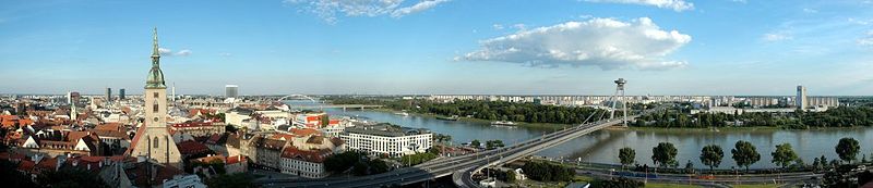 Panorama of Bratislava I (from castle)