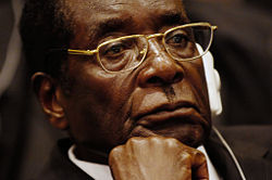Robert Mugabe in 2008.