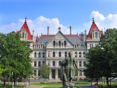 New York State Capitol Building.