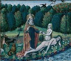 God's creation of Eve from Adam's rib