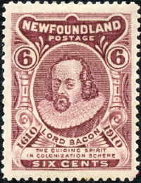 Lord Bacon Postage Stamp