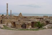 Antonine baths ruins, from the Roman period