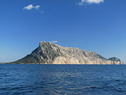 The Island of Tavolara off the coast of the much larger Island of Sardinia. Tradition holds that it was here that Pontian spent his final days at hard labor.
