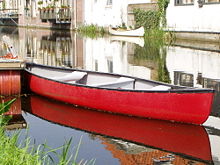 A 2-person canoe.
