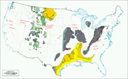 Coal regions in the United States.