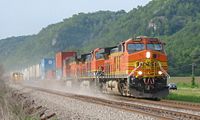 BNSF Railway freight service in the United States.