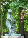 Mother Bear and Cubs, at the entrance to Huntington State Park