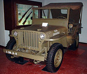 WWII jeep built by Ford, using the Willys-Overland design