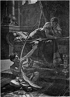 David and Saul (1885) by J. Kronberg.