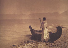 Kutenai woman 1910 photogravure by Edward S. Curtis.