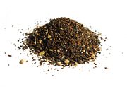 Spices and cut tea leaves.