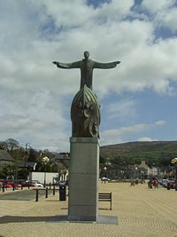 Sculpture of St. Brendan, The Square Bantry, County Cork.