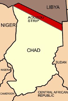 Aouzou strip (blue)