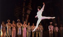 Scene from The Nutcracker, popularized in the United States by Balanchine.