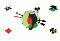 Flag of the Odanak First Nation (Abenaki)