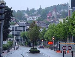 The city centre of Vaduz.