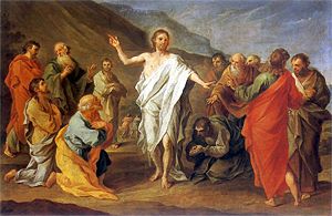 Easter celebrates Christ's resurrection, marking his victory over death, in which Christians share through their faith.