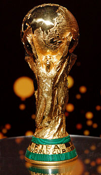 The FIFA World Cup trophy.