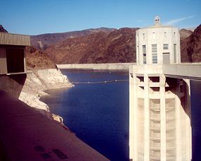 Lake Mead provides much needed water for cities in Arizona, California, and Nevada.